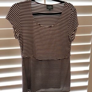 Stripe Nursing Top